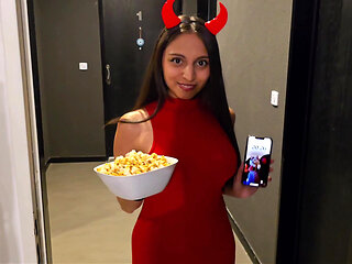 "Sweet or Dick" We got together to watch movies and I ended up with milk inside..