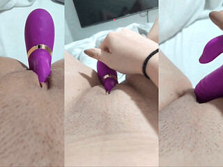 Hot Solo Session with a Vibrator: Lots of Orgasms - Hot Me Time