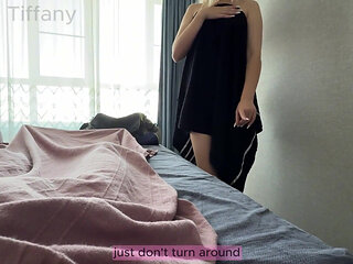 My Stepsister Caught Me Masturbating and Helped Me Cum