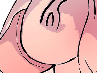 Dick Growth Animation 1026 (From a small dick to a huge dick)