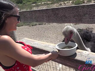 Glasses teen Summer Renee gets fucked outdoors in hd