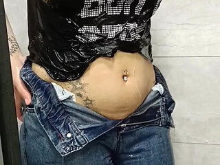 Wet Undressing and Cumming in the Shower