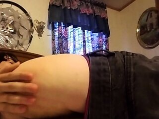 Skinny Twink's Spanking Anal Amateur Session