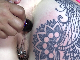 Rosa Is Otk Spanked, Plugged & Fingered by Older Man