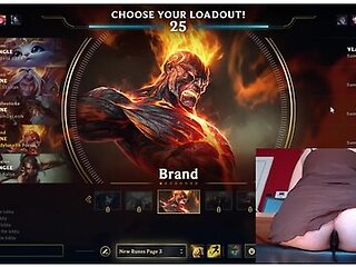 Inflatable Buttblug Challenge #2 League Of Legends #16 Luna - Gamer Girl