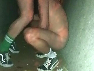 Fucking my pig boyfriend in the park.