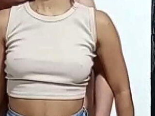 Amateur Thigh Fucking with Big Booty Latina Step-Sister - Creampie & Doggystyle Sex