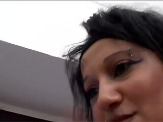 Italian young couple can do a lot of dirty things in the toilet