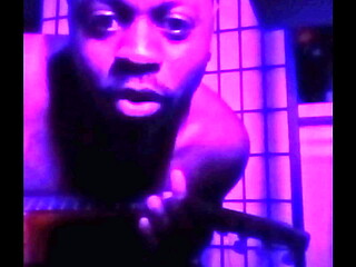 Purple lights while naked 4