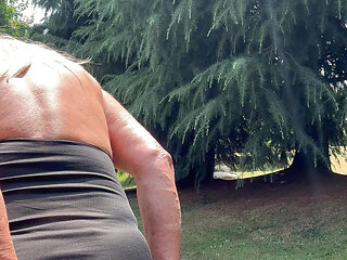 sissy Culoness in forest