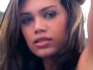 Sara Lemos Outdoor Hammock Fuck - Anal & Cum in Mouth