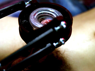 Training my dick again. Jerk off machine.