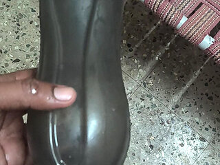 Indian Man Inside The Water Bottle Enjoys Sunni