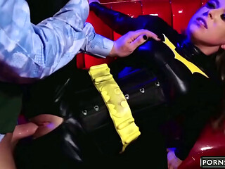 Dark Knight XXX Parody Penny Pax vs Brendon Miller