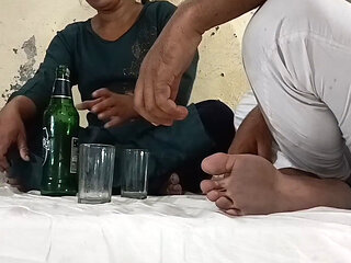 "After a Few Drinks, Punjabi Wife Takes Control - Full Desi Passion!"