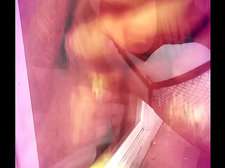 sexy shemale Kandi Kane sexy BRAZILIAN PORN STAR smoking, sucking, and fucking