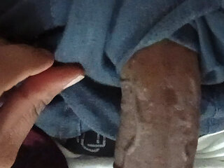 Alone hot handsome man shaking his penise - masterbation video