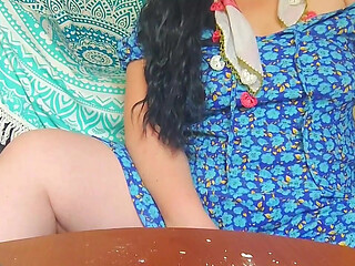 How beautiful my stepsister is when she cooks