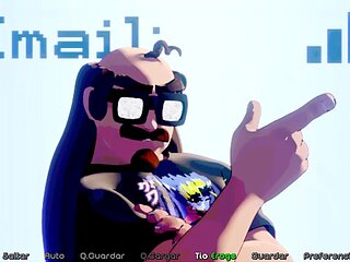 Eye contact in steamy anime hentai scene by Oficina Del Prince Of Porn