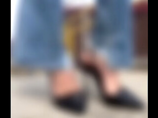 Heels on the street