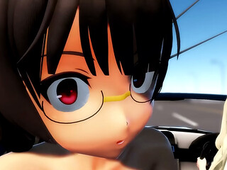 Kantai Collection - Harem sex in the car