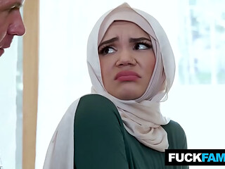 WTF HIJABI Cutie Did Her First Time with PLUMBER Naudi Nala, Jason Sarcinelli