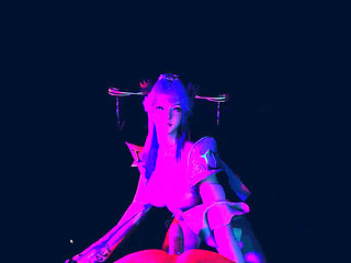Beauty Artificial Attraction: the Animated Girl - 3D Animation