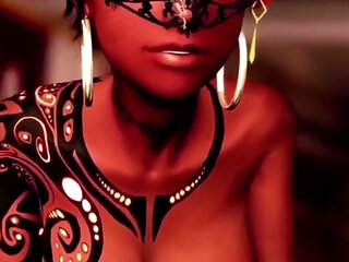 Halloween Demon Transgender Getting Anal Fucked Like a Tasty Slut