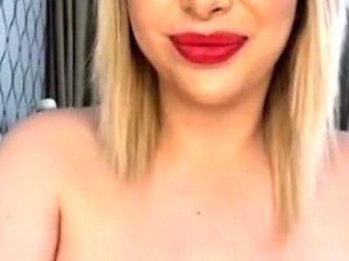 Blonde MILF with Big Boobs Playing Cam Free Porn