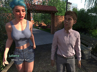 Juliette Isn't An Ordinary Girl - Outdoor Waling With My Elder Futa Girlfriend