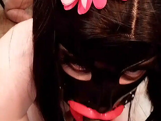 Latex Mask Piss Slut