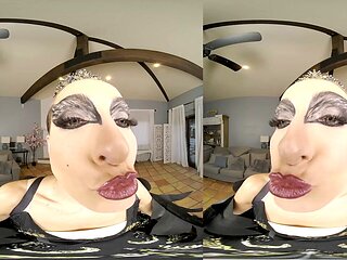 Alexis James as a sultry ballerina Nina in a wild cosplay VR experience that's hard to resist