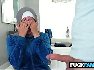 HIJABI Neighbor Got DICK SURPRISE Sophia Leone, Nicky Rebel