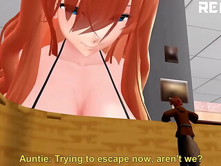 (MMD Giantess) Red Riding Hood'_s Visit