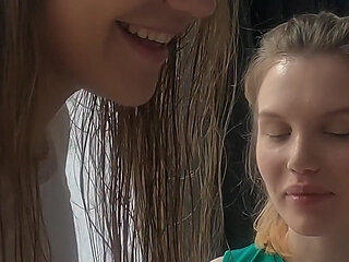 Fucked and Cum on My Face While I Was Doing Milka Makeup. New with Title