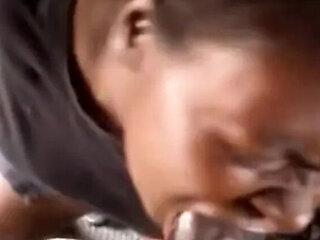 Ghetto Nurse Fucks BBC After Hours - Deep Throat Blowjob & Swallow