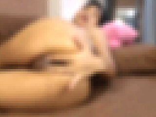 Cute Asian Amateur Finger Tease Front and Back