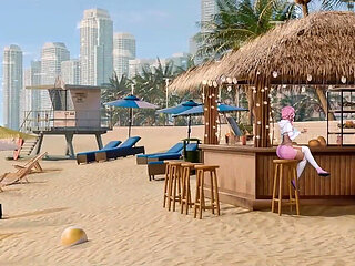 Ep13: Unlocked Lifeguard Photo of Nikki - Grand Tits Adventure (gameplay)