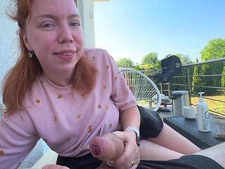 Risky Public Sex! Cum On Face
