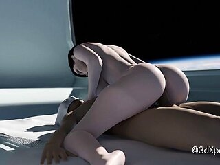 Sex hungry escort's 3d cartoon video