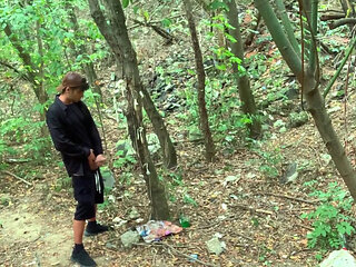 I Jerk and Cum at a Cruising Area, Where Condoms Are on the Tree and Pornmagazines on the Ground