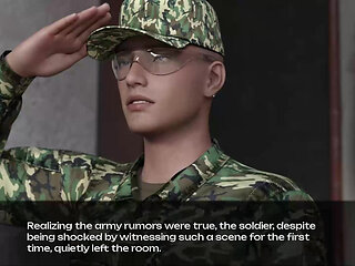 a man fuck many in his office