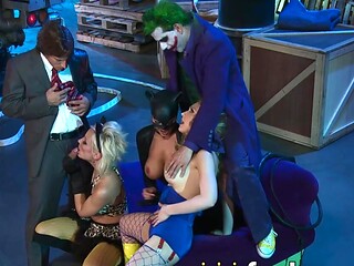 Rough romp with superhero sluts! - Uncensored XXX orgy!