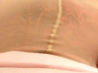 Sissy Cums in Pink Nightware