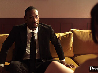 Deeper. BBC-Hungry Little Puck Demands To Be Fucked Hard In Rough Power Play