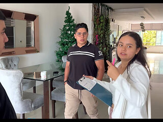 Real Estate Agent Fucks a Client While Showing a House