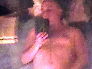 Masturbating to my own reflection on the skylight