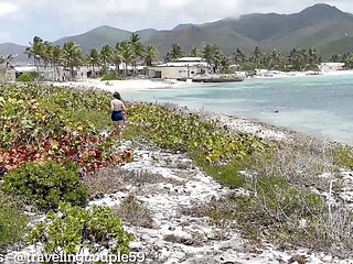 Wife Fucks a Random Fit Guy on Nudist Beach While Hubby Is Recording, Slut Wife Getting Fucked on Nudist Beach by Stranger