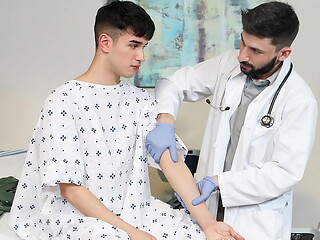 The Cutest Boy Must Submit His Semen Sample to The Doctor for Examination - Doctorblows