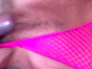 Masked blonde mature fucked in gang bang